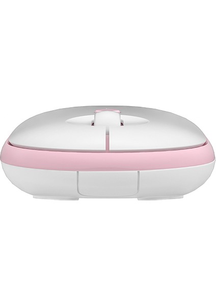 WS212 Kablosuz 1600DPI 4 Tuşlu Optik Mouse Beyaz & Pembe