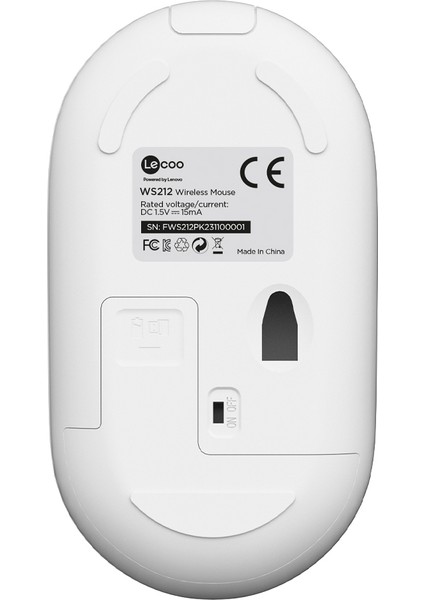WS212 Kablosuz 1600DPI 4 Tuşlu Optik Mouse Beyaz & Pembe