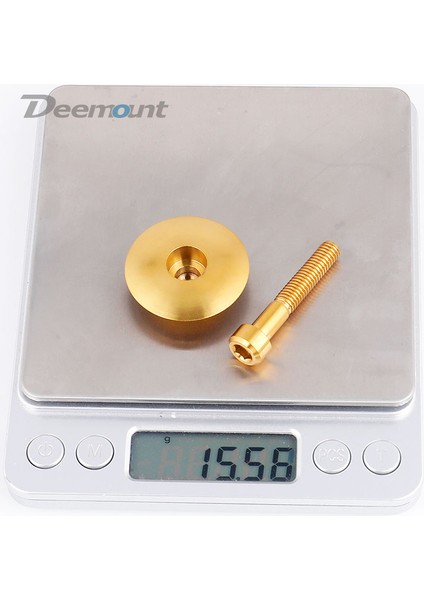 Parlak Stil Deemount Titanyum Kap W M6 * 35MM Cıvata Bisiklet Kulaklık Kök Üst Kapak Kapak Uyar Ube Ti Vidalar Mtb Bisiklet Sabitleme (Yurt Dışından)