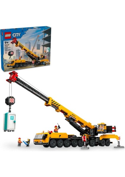 60409 LEGO City Sarı Mobil Inşaat Vinci 1116 Parça +9 Yaş