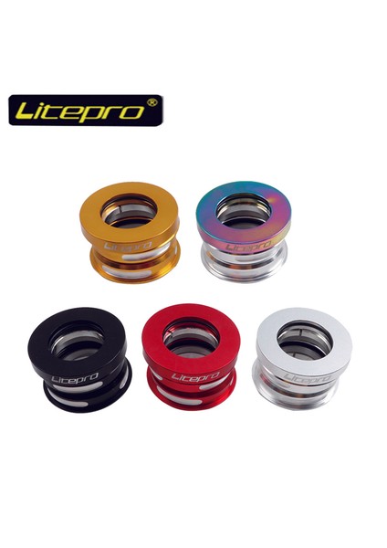 Kırmızı Stil Litepro Katlanır Bisiklet Kulaklık Direksiyon Serisi Kapak Iç Mühürlü Bisiklet Rulman Alüminyum Alaşımlı Ultralight Bmx Parçaları (Yurt Dışından) modelleri