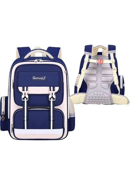 Yeni Öğrenci Okul Çantası, Hafif, Yükü Azaltan, Omurgayı ve Belini Koruyan Çocuk Sırt Çantası Kraliyet Mavisi Trompet (Yurt Dışından)