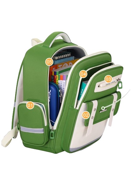 Çocuk Okul Çantası, Bel ve Omurga Korumalı, Hafif, Yük Azaltıcı, Su Geçirmez Ilkokul Sırt Çantası Pembe Trompet (Yurt Dışından) fiyatları