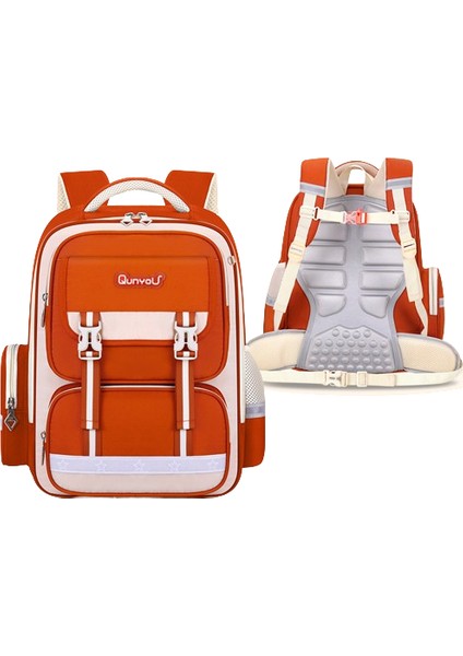 Yeni Öğrenci Okul Çantası, Hafif, Yükü Azaltan, Omurgayı ve Belini Koruyan Çocuk Sırt Çantası Karamel Rengi Küçük (Yurt Dışından)