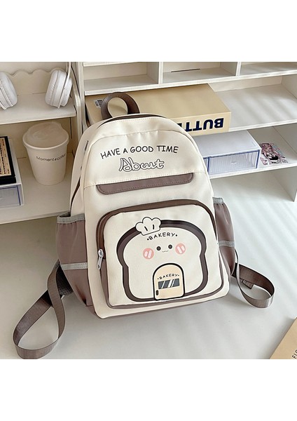 Çocuk Sırt Çantası, Seyahat Çantası, Kızın Hafif Çantası, Ilkokul Öğrencisinin Küçük Okul Çantası Kahverengi (Yurt Dışından)
