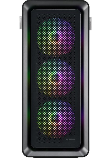CUT593P Black E-Atx 4X140MM Argb Fan Temperli Cam USB 3.0 Mesh Atx Mid-Tower Gaming (Oyuncu) Kasa modelleri