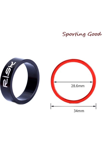 No.5 Tarzı Ayar Alüminyum Alaşımlı Bisiklet Bisiklet Çatalı Yıkama Kök Kulaklık Paspayı Yükseltme Gidon Halkası Bisiklet Aksesuarları (Yurt Dışından) fırsatları