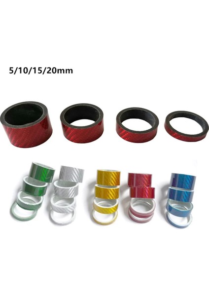 Mavi Stil 4 Adet Dağ Bisikleti Ön Çatal Fiber Bisiklet Parçaları mm Aralığı Ped Bisiklet Kulaklık Halkası Yıkayıcı Bisiklet Kulaklık Spacer (Yurt Dışından) modelleri