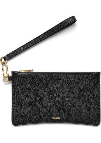 Wristlet Pebbled Leather