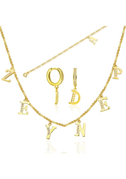 Şık Harf Takı Seti