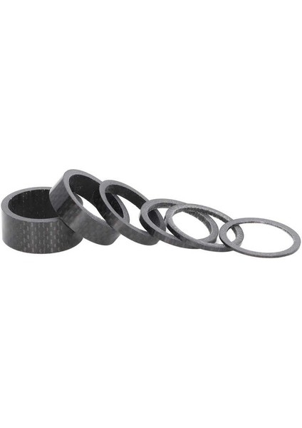 Bisiklet Karbon Fiber Kulaklık Spacer Bisiklet Ön Çatal Kök Spacer Yol Bisikleti Paspayı Kiti (Yurt Dışından)