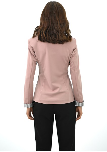 Kadın Tek Düğme Detaylı Blazer Ceket 5522 fırsatları