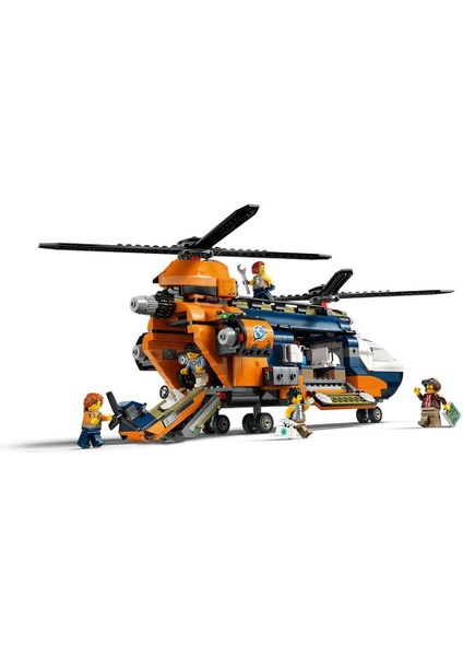 60437 LEGO City Orman Kaşifinin Helikopteri Kamp Yerinde 881 Parça +8 Yaş