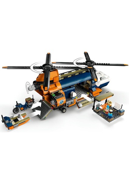 60437 LEGO City Orman Kaşifinin Helikopteri Kamp Yerinde 881 Parça +8 Yaş