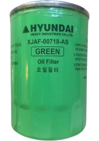 Hyundaı XJAF-00718 Yağ Filtresi