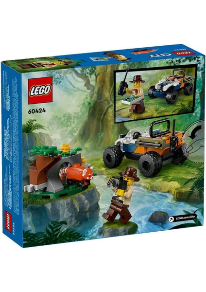 60424 LEGO City Orman Kaşifinin Atvli Kırmızı Panda Görevi 92 Parça +6 Yaş indirimleri