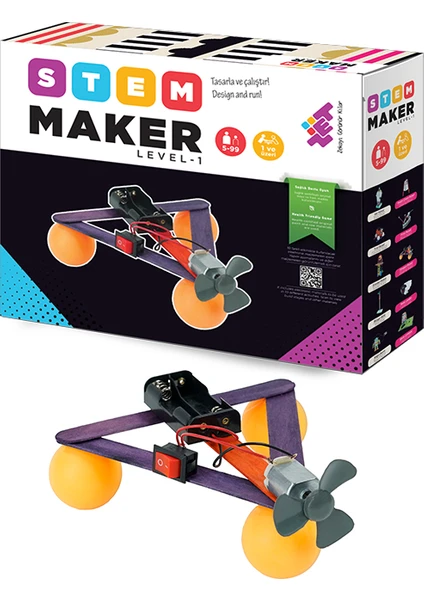 STEM - Maker Elektronik Seti Level-1 5+ Yaş 1+ Oyuncu