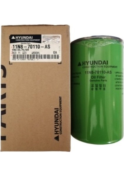 Hyundaı 11N8-70110-AS Yağ Filtresi