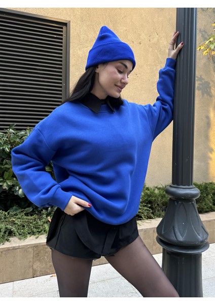 Saks Basic Oversize Sweatshirt 26088