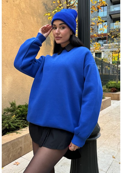 Saks Basic Oversize Sweatshirt 26088