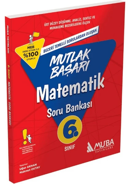 Muba Yayınları 6. Sınıf Matematik Soru Bankası - Uğur Akhan