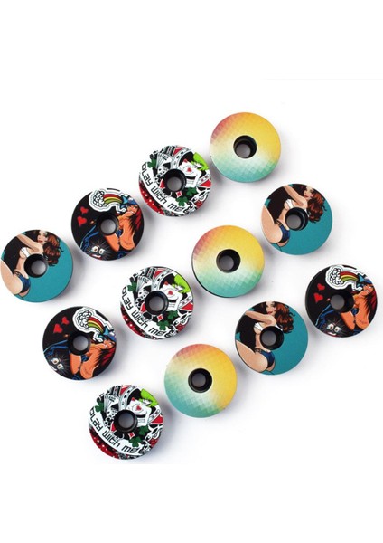 D Tarzı Bisiklet Kase Kapağı Bisiklet Kök Üst Kapağı Alüminyum Alaşımlı Kulaklık Kapakları Fixie Dişli Çatal Tüp Kulaklık Kapağı Bisiklet Aksesuarları (Yurt Dışından) fırsatları