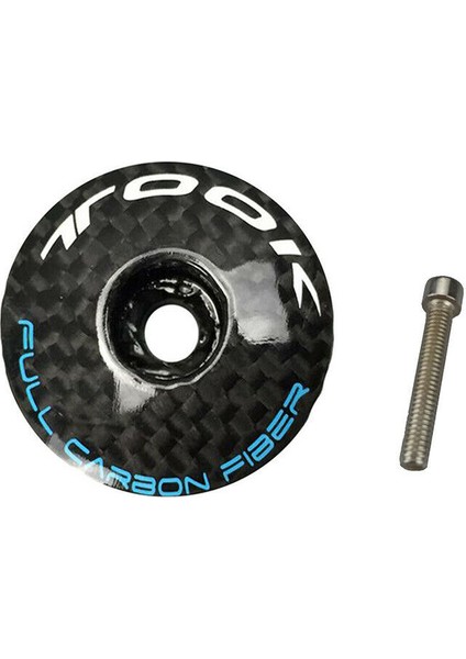 Mavi Kapak Stili Bisiklet Kulaklık Genişleme 3k T800 Karbon Fiber Kulaklık Kök Üst Kapağı Mtb Kök Çatal Üst Kapak Için "çatal Bisiklet Parçaları (Yurt Dışından)