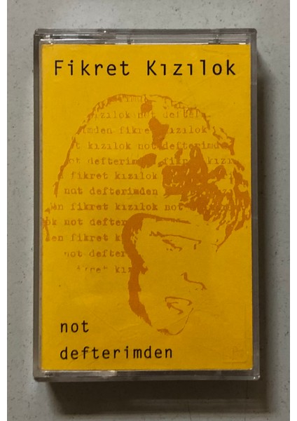 Fikret Kızılok Not Defterimden Kaset (Orjnal Dönem Baskı Kaset)