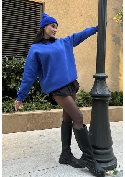 Saks Basic Oversize Sweatshirt 26088 fiyatları