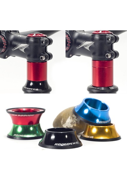 Yeşil Stil Kulaklık Kapağı Mtb Yol Bisikleti Kök Üst Kase Kapağı Alüminyum Alaşımlı O-Ring Contası Bisiklet Çatal Tüp Bisiklet Parçaları Headse (Yurt Dışından) indirimleri