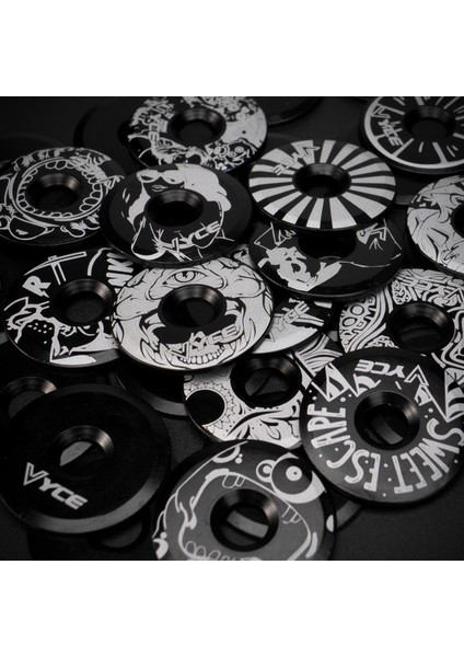 No.2 Stili Vyce Yol Bisiklet Gövdesi Üst Kapak Alüminyum Alaşımlı Bisiklet Kase Kapağı Gidon Parçaları Kulaklık Kapakları (Yurt Dışından) indirimleri