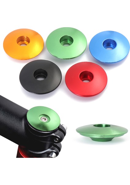 Yeşil Stil Yeni Alüminyum Alaşım Bisiklet Kulaklık Kapağı Toz Geçirmez Üst Kapak Bisiklet Mtb Bisiklet Kulaklık Kök Kapak Açık Dağ Bisikleti Parçaları (Yurt Dışından) indirimleri