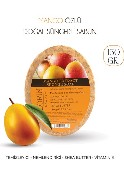 Lorin Mango Özlü Doğal Süngerli Sabun fiyatları