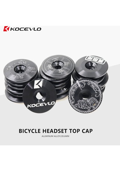 No.4 Stili Kocevlo Bisiklet Kulaklık Üst Kapağı Alüminyum Alaşımlı Bisiklet Ste" Yönlendirici Çatal Tüp Kulaklık Kapatma Başlığı (Yurt Dışından) fiyatları