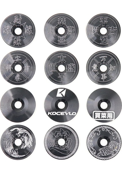 No.4 Stili Kocevlo Bisiklet Kulaklık Üst Kapağı Alüminyum Alaşımlı Bisiklet Ste" Yönlendirici Çatal Tüp Kulaklık Kapatma Başlığı (Yurt Dışından) modelleri