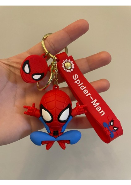 Örümcek Adam Silikon Anahtarlık/spiderman Silicon Keychain