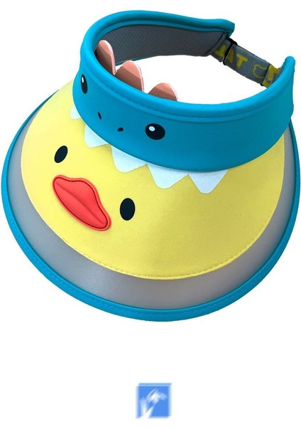 Çocuklar Için Sevimli Hayvanlar Ayarlanabilir Güneş Şapkası ( 3-9 Yaş ) ( Size 50-55 cm )