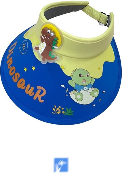 Çocuklar Için Sevimli Hayvanlar Ayarlanabilir Güneş Şapkası ( 3-9 Yaş ) ( Size 50-55 cm )