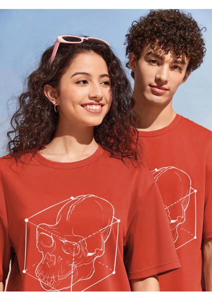 Sevgili Çift Kombini Tişört-Şort Buzzynoise Baskılı Oversize Sarı fiyatları