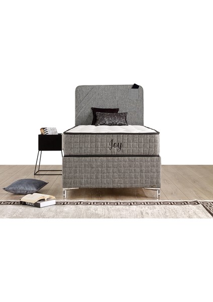 Joy Set (Baza+Yatak+Başlık) Tek Kişilik 90X190 cm