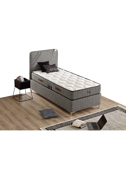 Joy Set (Baza+Yatak+Başlık) Tek Kişilik 90X190 cm