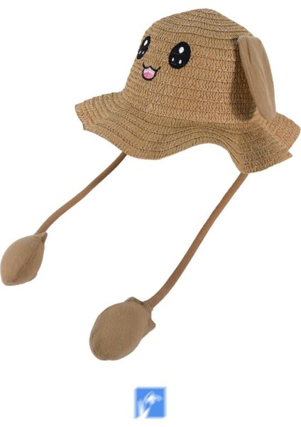 Çocuklar Için Yüksek Kalite, Sevimli, Yaz Hasır Şapka ( 3-9 Yaş ) ( Içinde Daraltma Ipi Mevcuttur )