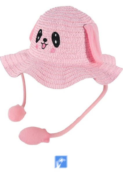 Çocuklar Için Yüksek Kalite, Sevimli, Yaz Hasır Şapka ( 3-9 Yaş ) ( Içinde Daraltma Ipi Mevcuttur )