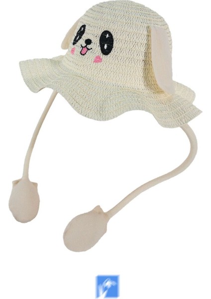 Çocuklar Için Yüksek Kalite, Sevimli, Yaz Hasır Şapka ( 3-9 Yaş ) ( Içinde Daraltma Ipi Mevcuttur )