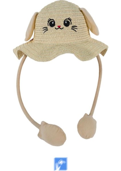 Çocuklar Için Yüksek Kalite, Sevimli, Yaz Hasır Şapka ( 3-9 Yaş ) ( Içinde Daraltma Ipi Mevcuttur ) modelleri