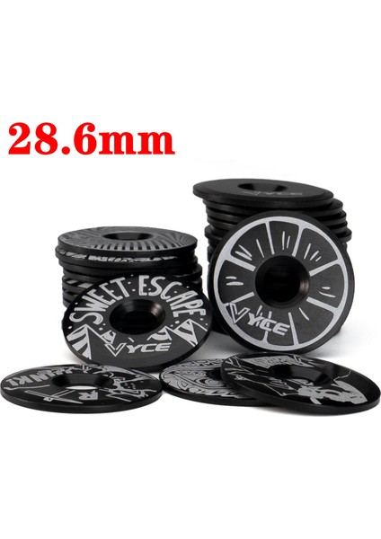 No.9 Tarzı Vyce Yol Bisiklet Gövdesi Üst Kapak Alüminyum Alaşımlı Bisiklet Kase Kapağı Gidon Parçaları Kulaklık Kapakları (Yurt Dışından)