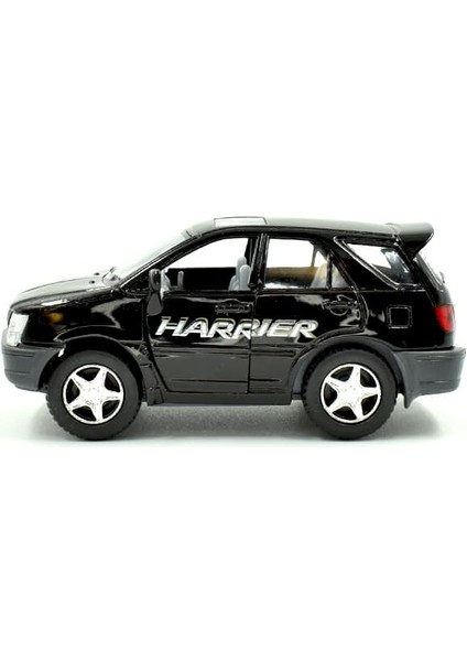 10 Cm. Çek Bırak Siyah Toyota Harrier Diecast Araba modelleri