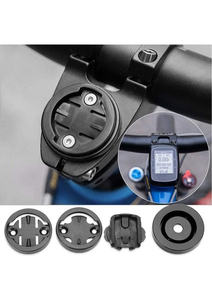 Siyah Stil Mtb Bisiklet Kod Tablosu Tabanı Bilgisayar Tutucu Kök Üst Kapağı Bisiklet Kronometre Gps Kilometre Montaj Braketi Garming Bryton Cateye (Yurt Dışından)