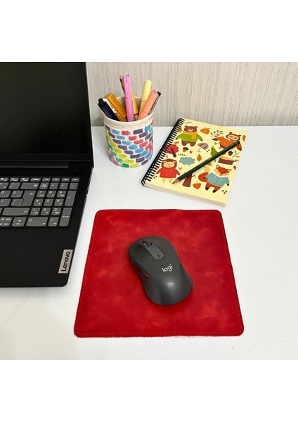 Hakiki Deri Mausepad, 20*20CM Crazy Gerçek Deri Mouse Pad, 1 Adet Oyuncu Gamepad