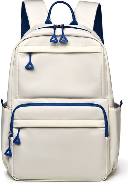 Öğrenci Beyaz Sırt Çantası (Yurt Dışından)